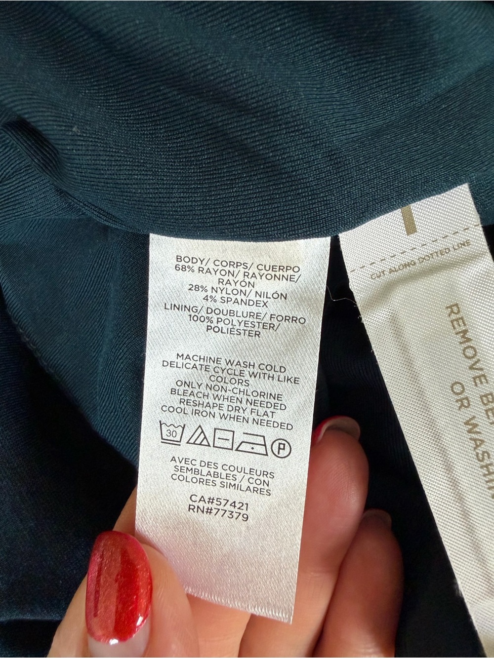 NWT Ann Taylor Dark Teal Sheath with Subtle Waist Hardware Midi Dress Size 8P - Picture 11 of 12